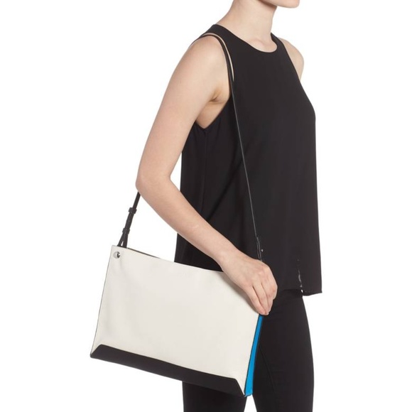 Rag & Bone Compass Colorblock LeatherCrossbody NEW - Picture 4 of 8